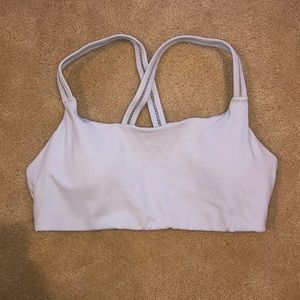 Athleta Light Grey Sports Bra